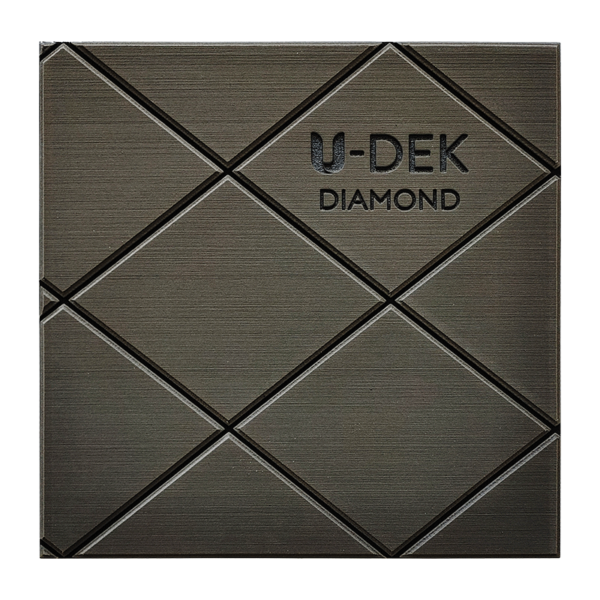 U-DEK™ Dual Layer 6mm Routered Diamond Pattern 2 Sheet Pack - Image 4