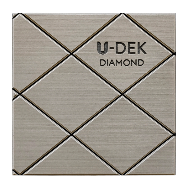 U-DEK™ Dual Layer 6mm Routered Diamond Pattern 2 Sheet Pack - Image 3