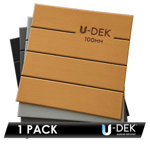 U-DEK™ Dual Layer 6mm Routered 100mm boards 1 Sheet Pack