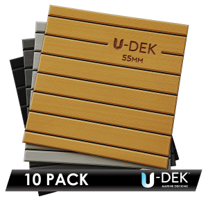 U-DEK™ Dual Layer 6mm Routered 55mm boards 10 Sheet Pack