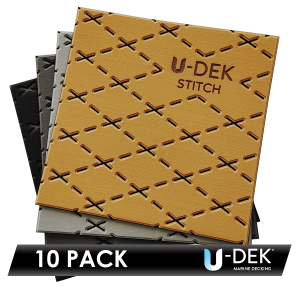 U-DEK™ Dual Layer 6mm Routered Stitch Pattern 10 Sheet Pack